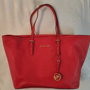 Michael Kors hot pink satchel
